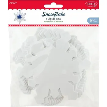 Pěnové vločky samolepicí, Moosgummi - 10ks