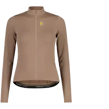 cyklistický dres Maloja OschenikM. dámský dres dlouhý rukáv Dark Gravel vel. L