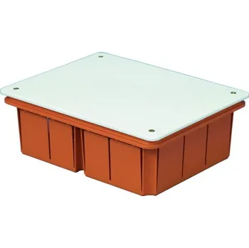 Elektroinstalační krabice Krabice OL 196 x 152 x 70 pod omítku IP 30, s víčkem a šrouby MALPRO OLM 10005