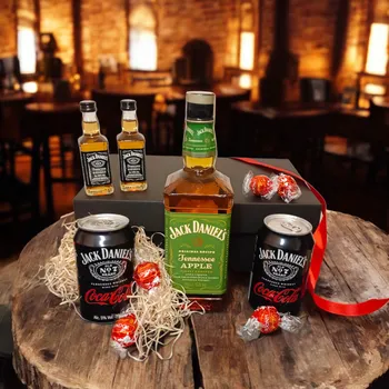 Dárkový potravinový koš Jack Daniel's Apple dárkový balíček