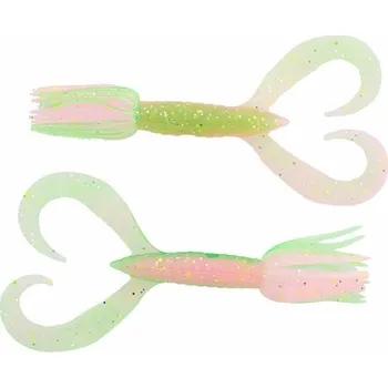 Rybářský háček 8ks - Gumová Nástraha Keitech Little Spider 3" 7,6cm 1,7gr Electric Chicken (BA-Edition)