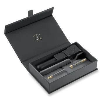 Dárková kazeta Parker Sonnet Core Grey GT - sada kuličkové pero a pouzdro