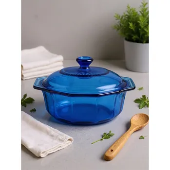 Sinsay - Zapékací mísa s víkem - indigo - 158GO-57X - 158GO-57X-ONE