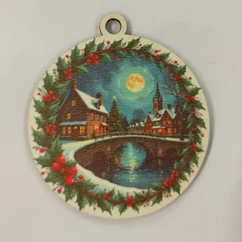 Vánoční dekorace Vánoční výřez baňka - vánoční obrázek č.10