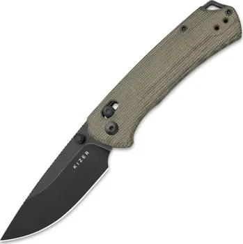 kapesní nůž Kizer T1 CD Nitro-V,Black Stonewash,Norplex UltreX™ Micarta