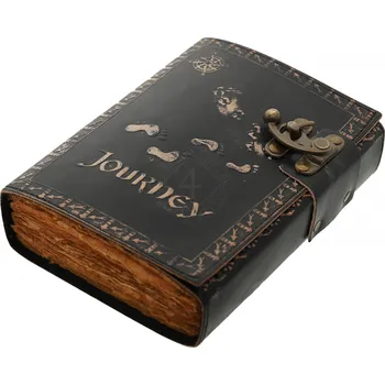 Karnevalový kostým Leather Journals Kožený zápisník Journey s pergamenovým papírem