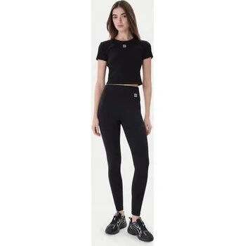 Dámské legíny HUGO Legíny 50545350 Černá Slim Fit XXL