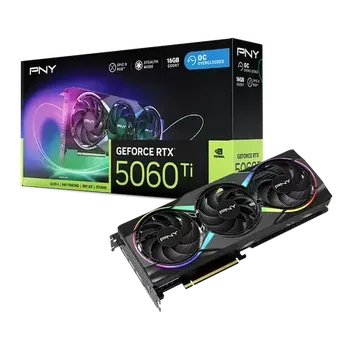 Grafická karta PNY GeForce RTX 5060 Ti ARGB Epic-X OC 16GB (VCG5060T16TFXXPB1-O)