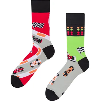 Veselé ponožky Závod formulí