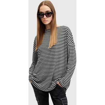 Dámská halenka Halenka AllSaints RITA STRIPE TEE W003JY šedá 09A, vel. XS