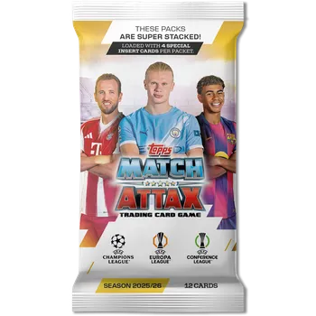 Sběratelská karetní hra 2025/26 Topps Match Attax UEFA Champions League Balíček