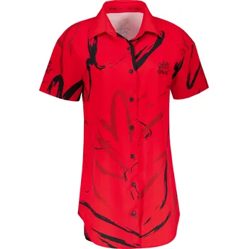 Dámská košile Dámská košile premium ALTISPORT VOJ/ALW049KOS01 ČERNOČERVENÁ XS