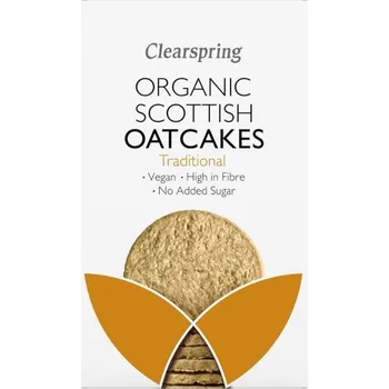 Ovesné sušenky BIO vegan - tradiční - Clearspring 200g