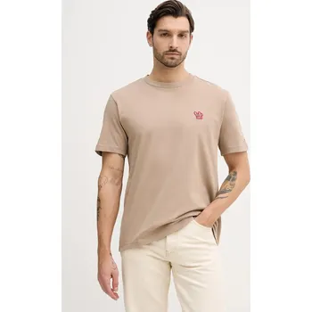 Pánské tričko Bavlněné tričko Tommy Hilfiger MW0MW41468 béžová 80X, vel. S