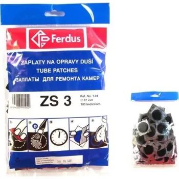 Cyklistika Záplaty Ferdus ZS 3 37mm 100ks