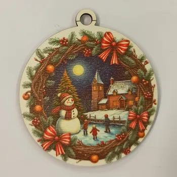 Vánoční dekorace Vánoční výřez baňka - vánoční obrázek č.20