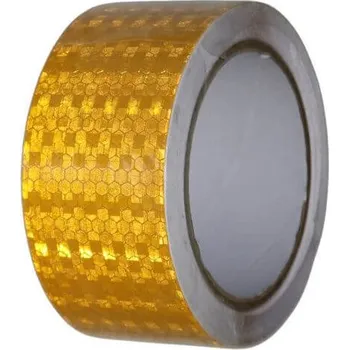 Lepicí páska TAVOBAL Reflexní páska žlutá, 50 mm*10 m
