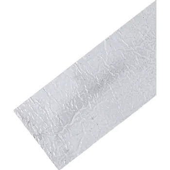 Rohožka Flomat Gumová podložka s ALU folií (pás) pod konstrukci fotovoltaické elektrárny na střechu s hydroizolací z PVC fólie FLOMA UniPad ALU - 200 x 10 x 1 cm