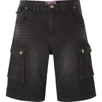 Pánské kraťasy KAM kalhoty pánské KBS IVAN nadměrná velikost černá 50