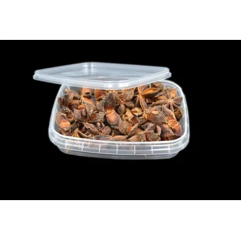 Jednorázové nádobí Vanička hranatá s víčkem 100 ml