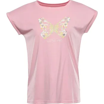 Dámské tričko Alpine Pro OMBA 2 RŮŽOVÁ DÁMSKÉ TRIKO XS