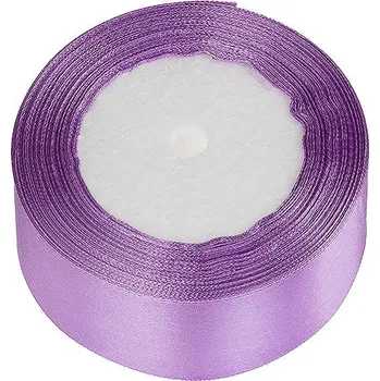 Vánoční dekorace BELLATEX saténová 40mm / 22.5m fialová