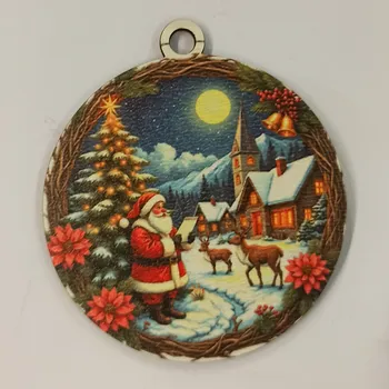 Vánoční dekorace Vánoční výřez baňka - vánoční obrázek č.2