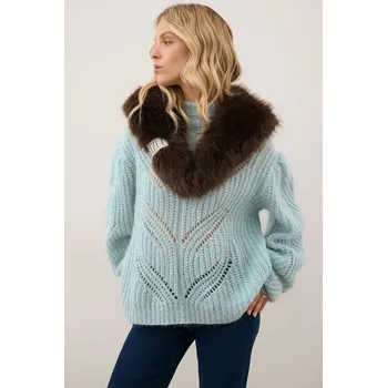 Šála Šála Bizuu FLOOFU FLOOFU.BRAZOWY hnědá 89X, vel. ONE SIZE