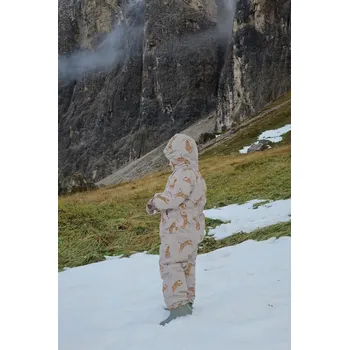Kojenecký overall Dětský overal Konges Sløjd NOHR SNOWSUIT PRINT zelená barva, KS103517 KS103517.9BYA 81X, vel. 128