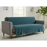 Přehoz na sedačku - pohovku - deka LOREN tyrkysová 170x210 cm, 220x200 cm Mybesthome Rozměr: 200x220 cm