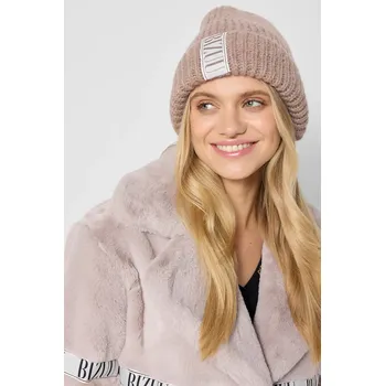Čepice Čepice s příměsí vlny Bizuu LORRO LORRO.BEZOWY béžová 80X, vel. ONE SIZE