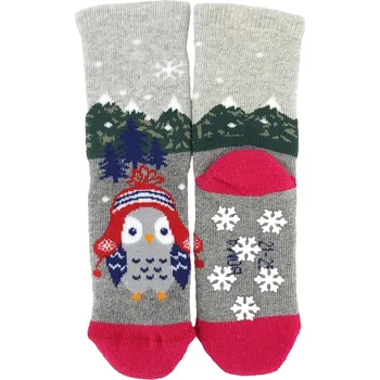 Kojenecké oblečení BOMA Ponožky kojenecké froté Huhik ABS růžové Vel. 21-25 (15-17)