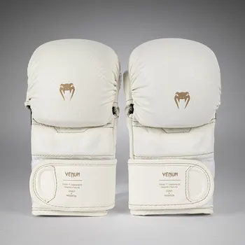 MMA rukavice MMA sparingové rukavice Venum Impact Evo Scales - Ivory Velikost: S