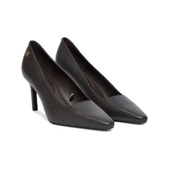 Oblečení a móda Lodičky Tommy Hilfiger Th Logo Lth Pump Slanted Hl FW0FW09008 Černá 40