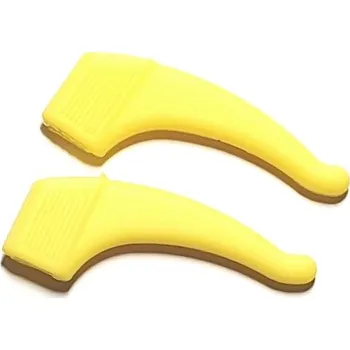 Pouzdro na brýle Protiskluzové silikonové nástavce (fixator) na brýle 2ks žluté