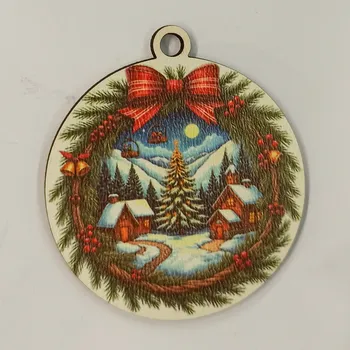 Vánoční dekorace Vánoční výřez baňka - vánoční obrázek č.25