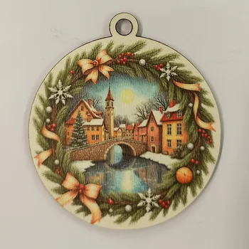 Vánoční dekorace Vánoční výřez baňka - vánoční obrázek č.14