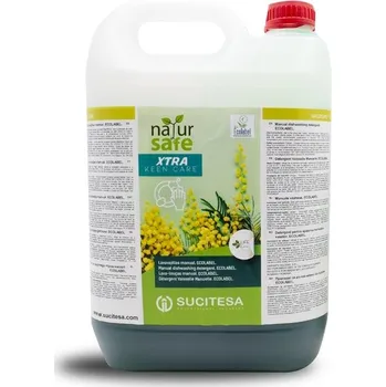 Mycí prostředek SUCITESA NATURSAFE XTRA KEEN CARE BP 5l, koncentrát na nádobí
