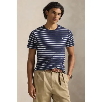 Pánské tričko Bavlněné tričko Polo Ralph Lauren 710P07313 námořnická modř 59X, vel. XXL