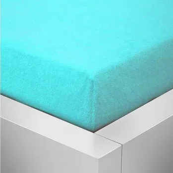 Prostěradlo Jersey mentolové prestieradlo David na jednolôžko 90×200 cm Barva: Mentolová, rozměr: 90x200cm