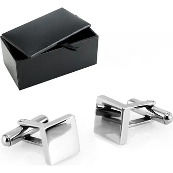 Souprava šperků MPM Manžetové knoflíčky Bob - stříbrné SCU.8210