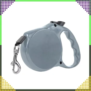 Vodítko pro psa Automatické zatahovací vodítko pro psy 5 m, šedé