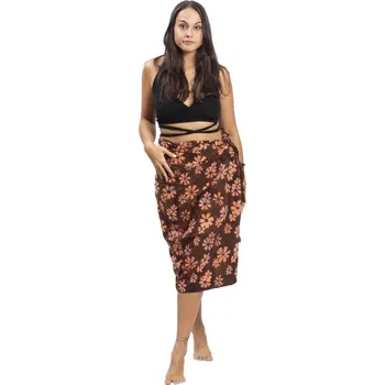 Šátek Sarong BALI BATIK hnědý V.