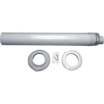 Kouřovod Protherm díl zakončovací horiz. 80/125 mm - 1 m (0020257018)