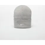 Čepice Nike Peak Swoosh Beanie Dk Grey Heather/ White Universal