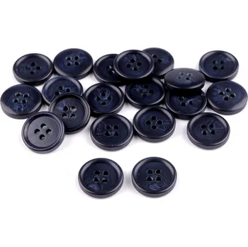 Knoflík Knoflík oblekový velikost 24", 28", 32", 36", 40", střední, 2 (28") modrá tmavá