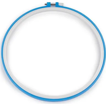 Vyšívací kruh plastový, barva 1 (Ø23,2 cm) modrá