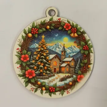 Vánoční dekorace Vánoční výřez baňka - vánoční obrázek č.18