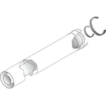Kouřovod odkouření Regulus - prodloužení 60/100, 0,25 m, Fe/Al (9594)