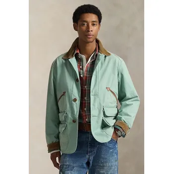 Bavlněná bunda Polo Ralph Lauren 710P02026 zelená 97X, vel. S
